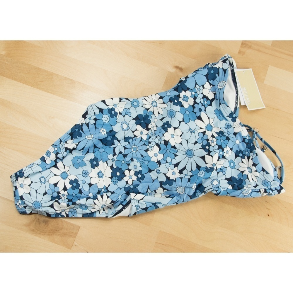 Michael Kors Cherry Summer Flower Keyhole Swimsuit - Picture 8 of 8